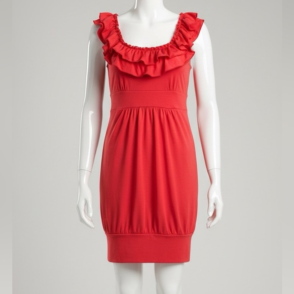 Mar _ Q Dresses & Skirts - Mar Q Y2K Vintage Off Shoulder Ruffle Mini Dress